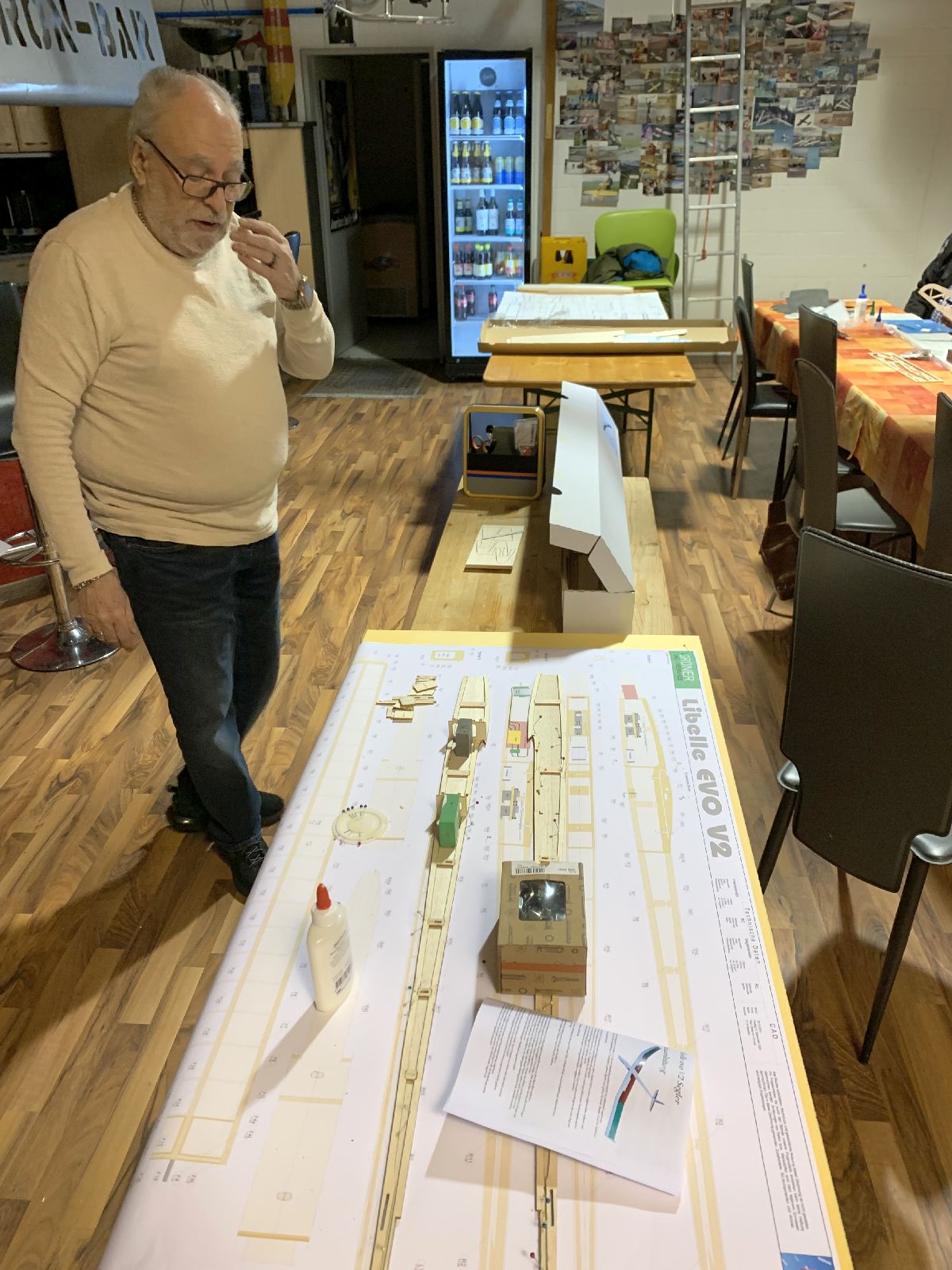Baukurs F3L gut gestartet